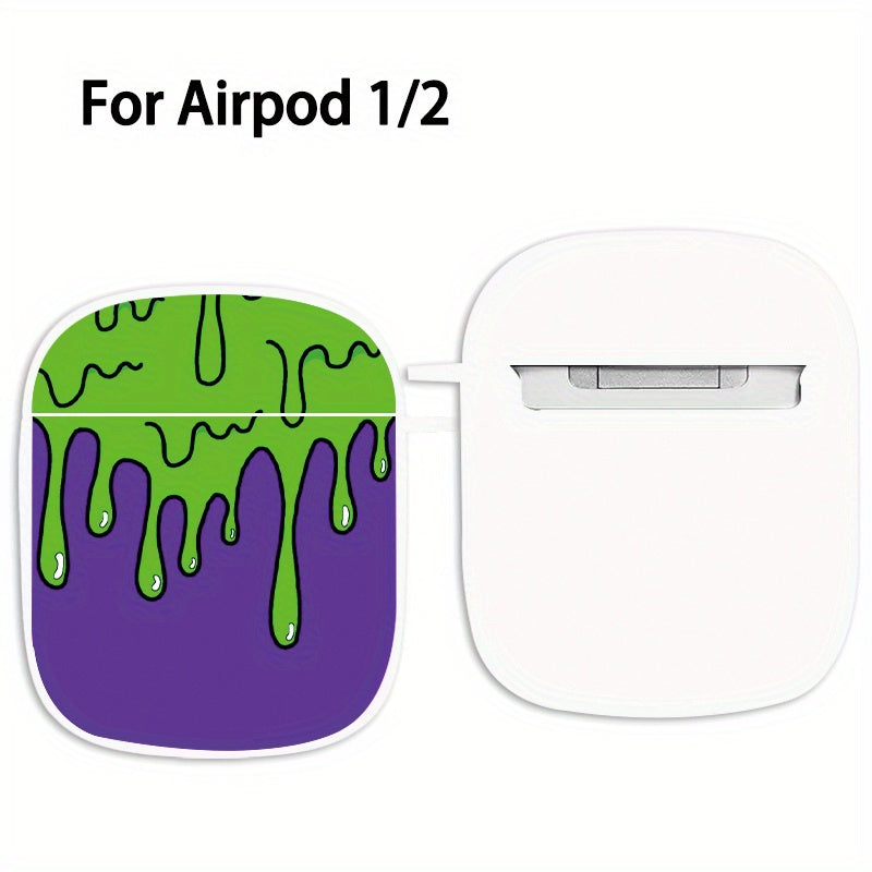 White Smoke Fluid Design Headset Earbuds Protective Case For Apple Airpods 1/2/Pro For Gifts