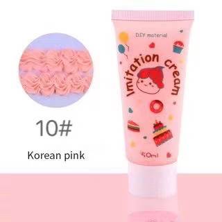 Pink Simulation Imitation Cream DIY Fake Whipped Cake Cream Glue