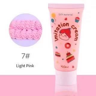 Pink Simulation Imitation Cream DIY Fake Whipped Cake Cream Glue