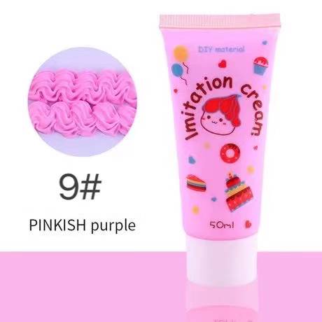 Pink Simulation Imitation Cream DIY Fake Whipped Cake Cream Glue