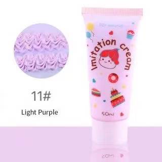 Lavender Simulation Imitation Cream DIY Fake Whipped Cake Cream Glue