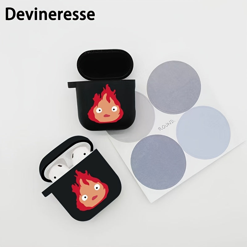 Light Gray Little Flame Protective Case For Wireless Headset Case