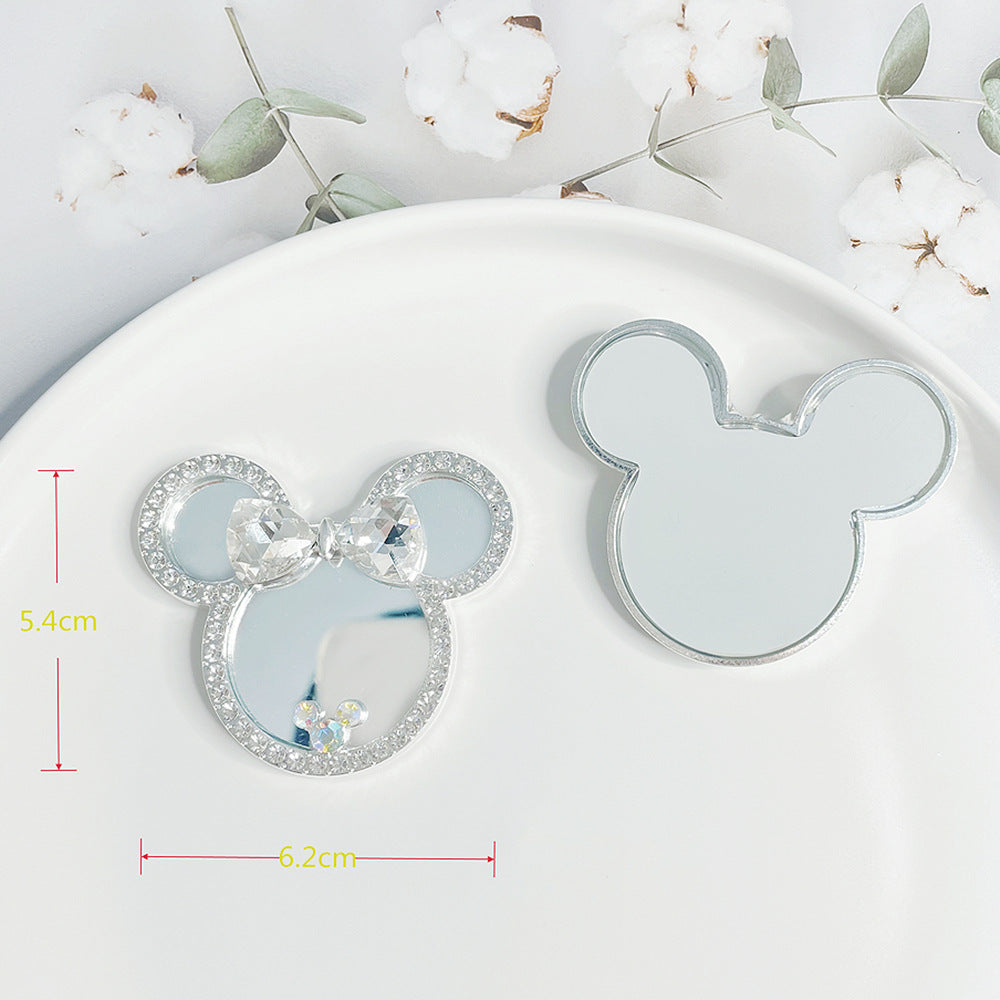 Light Gray Beauty Mirror Makeup Mickey