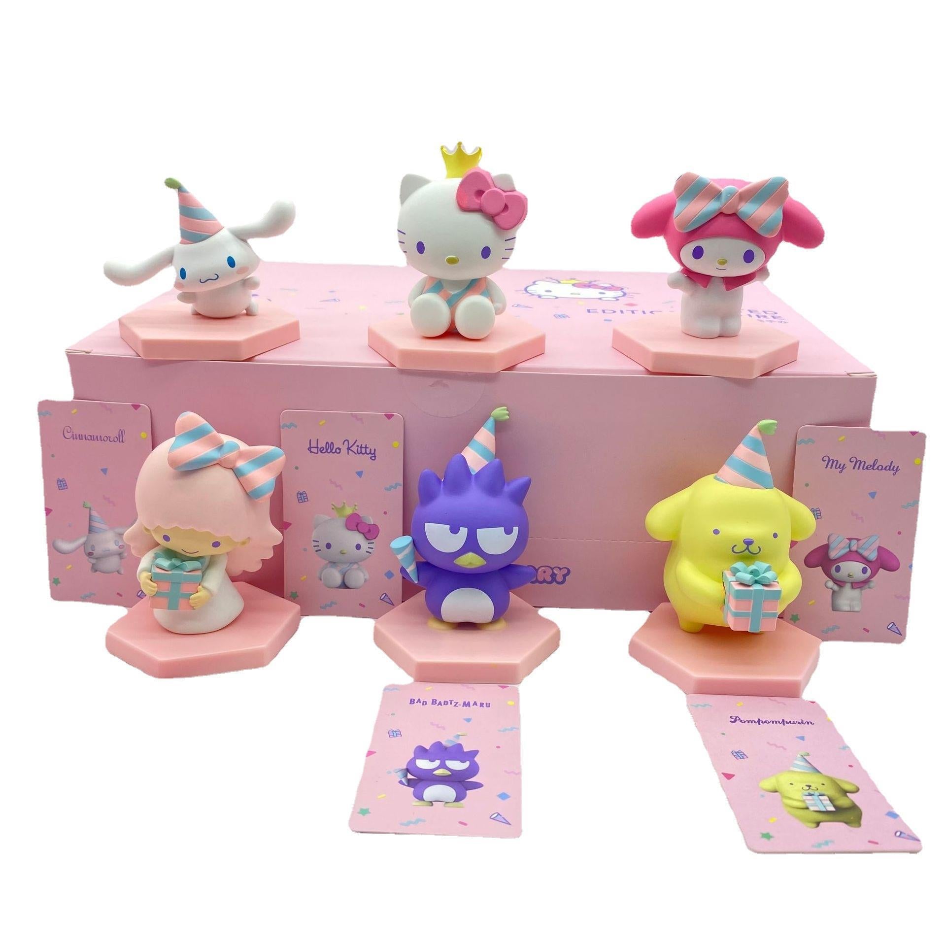 Rosy Brown Sanrio Melody Series Decoration Fashion Play Blind Box