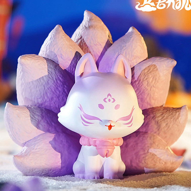 Thistle Ancient Nine Fox Blind Box Looking for Xiangrui Fairy Fox 2 Generation Doll Tide Toy Decoration Gift Box Hand Office