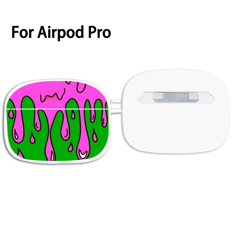 White Smoke Fluid Design Headset Earbuds Protective Case For Apple Airpods 1/2/Pro For Gifts