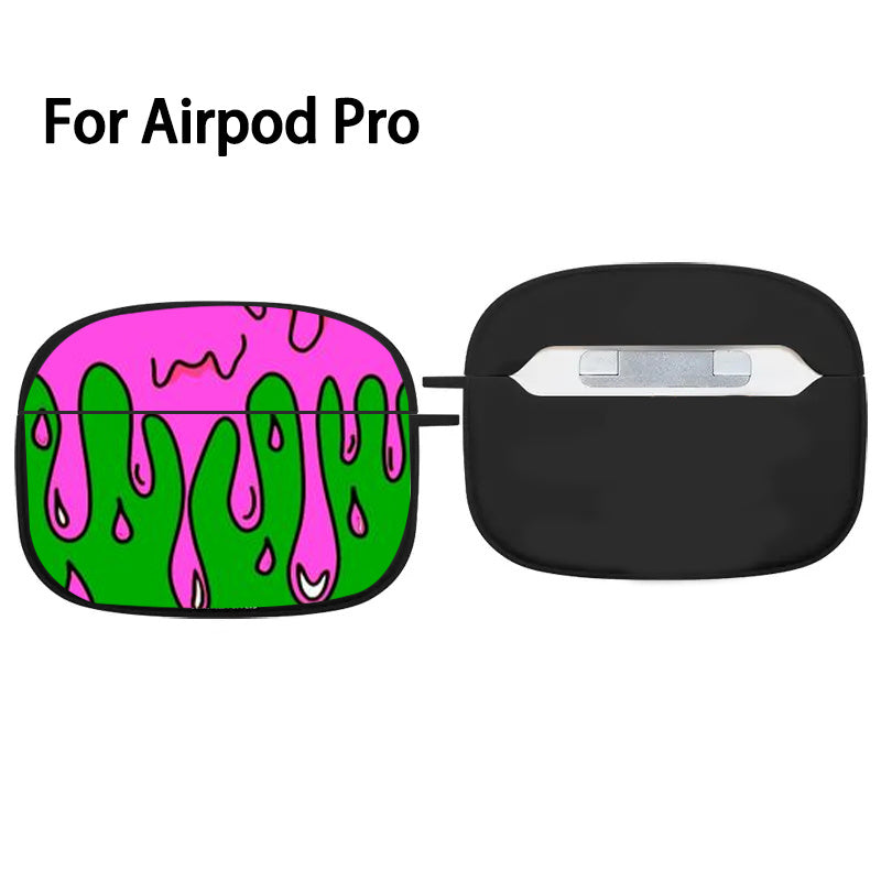 Orchid Fluid Design Headset Earbuds Protective Case For Apple Airpods 1/2/Pro For Gifts