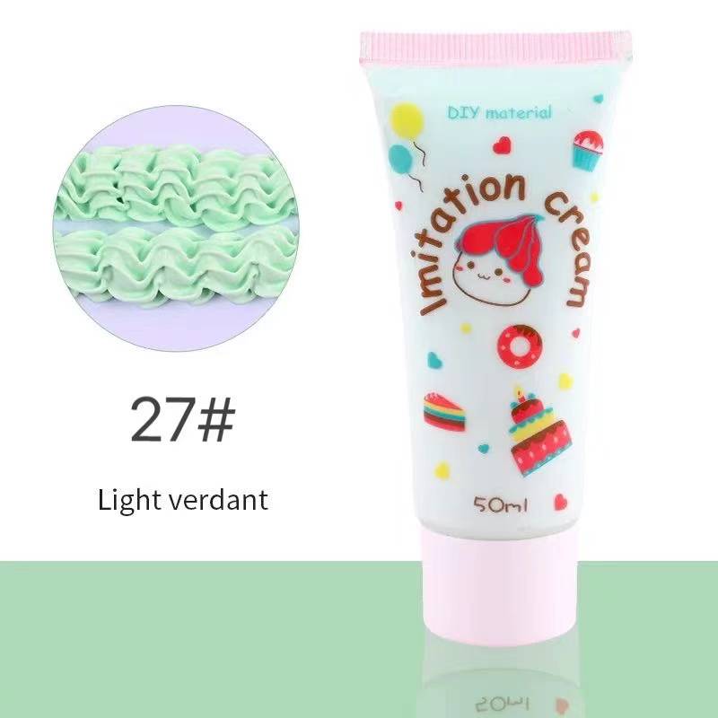 Light Gray Simulation Imitation Cream DIY Fake Whipped Cake Cream Glue